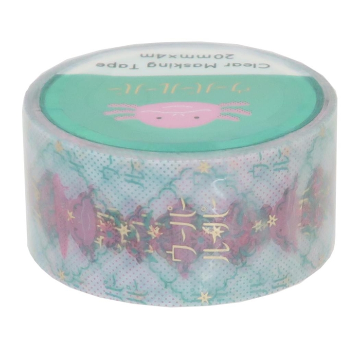 アニマル百貨店 マスキングテープ 金箔クリアマスキングテープ