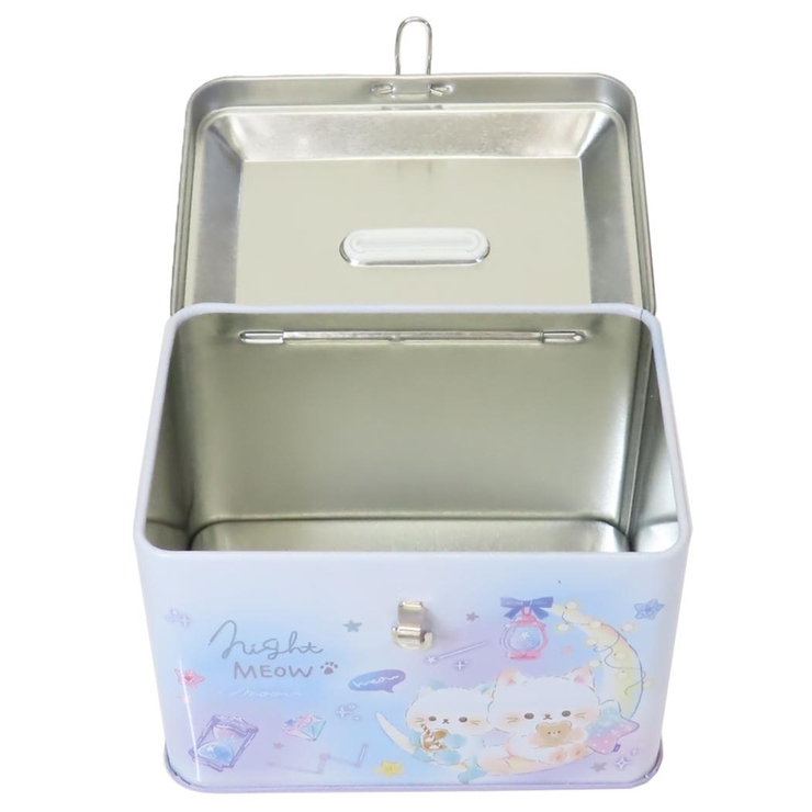 貯金箱 カギ付き缶バンク ナイトミャウ クーリア プレゼント かわいい グッズ | cinemacollection | 詳細画像3 