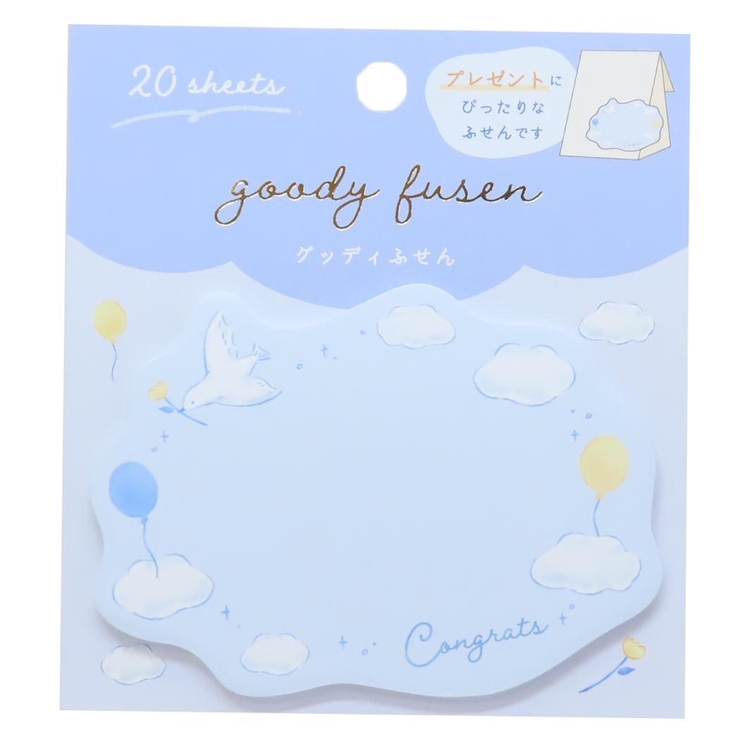 付箋 グッディふせん とり カミオジャパン 事務用品 かわいい グッズ | cinemacollection | 詳細画像1 