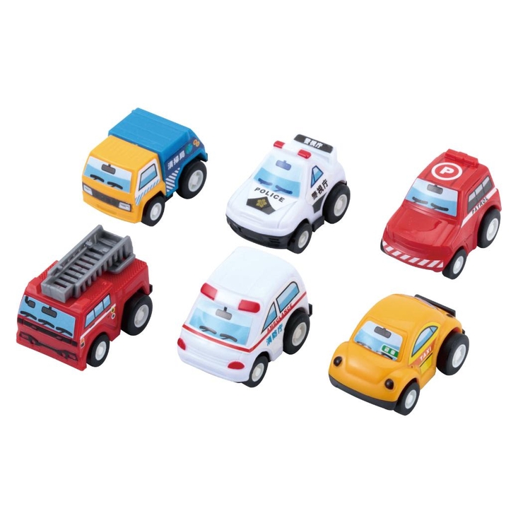 おもちゃ ミニプルバックカー6 自動車[品番：BREW0156754