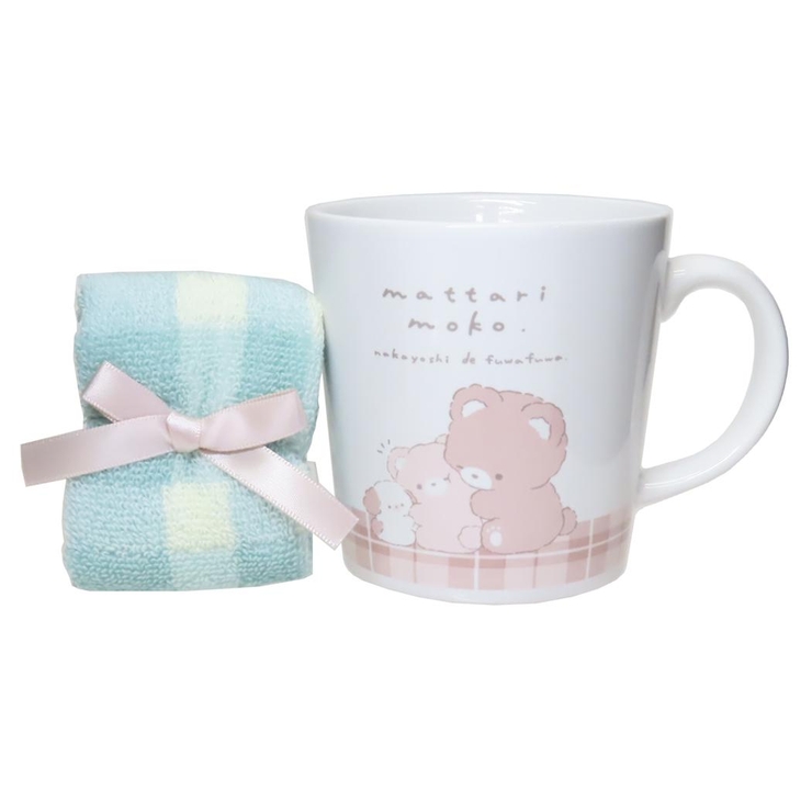 食器ギフト マグカップ＆タオルセット まったりもこ | cinemacollection | 詳細画像1 