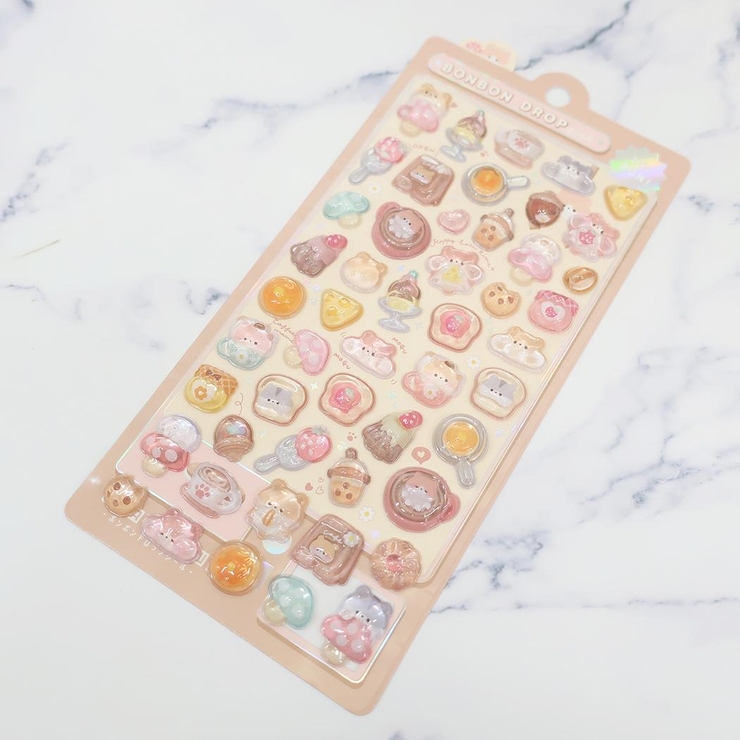 シールシート ボンボンドロップシール はむはむボンボン[品番