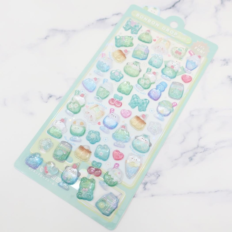 シールシート ボンボンドロップシール めろめろボンボン[品番