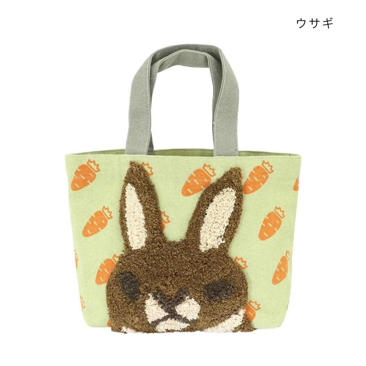 アニマルグッズ ランチバッグ ぽこもこキャンバストート | cinemacollection | 詳細画像1 