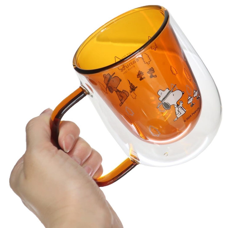 スヌーピー マグカップ ダブルウォールグラス | cinemacollection | 詳細画像2 