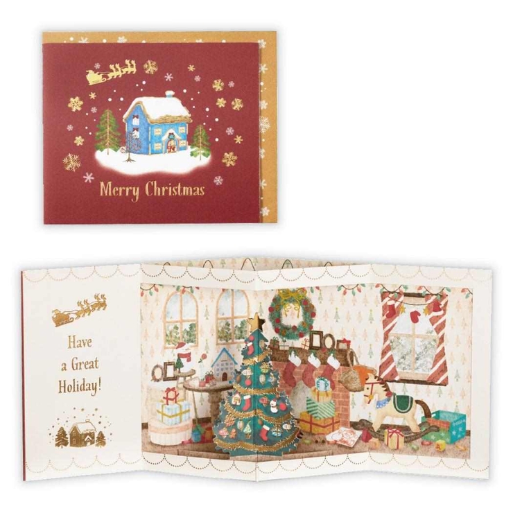 クリスマスカード 飾って楽しめるカード 立体カード | cinemacollection | 詳細画像1 