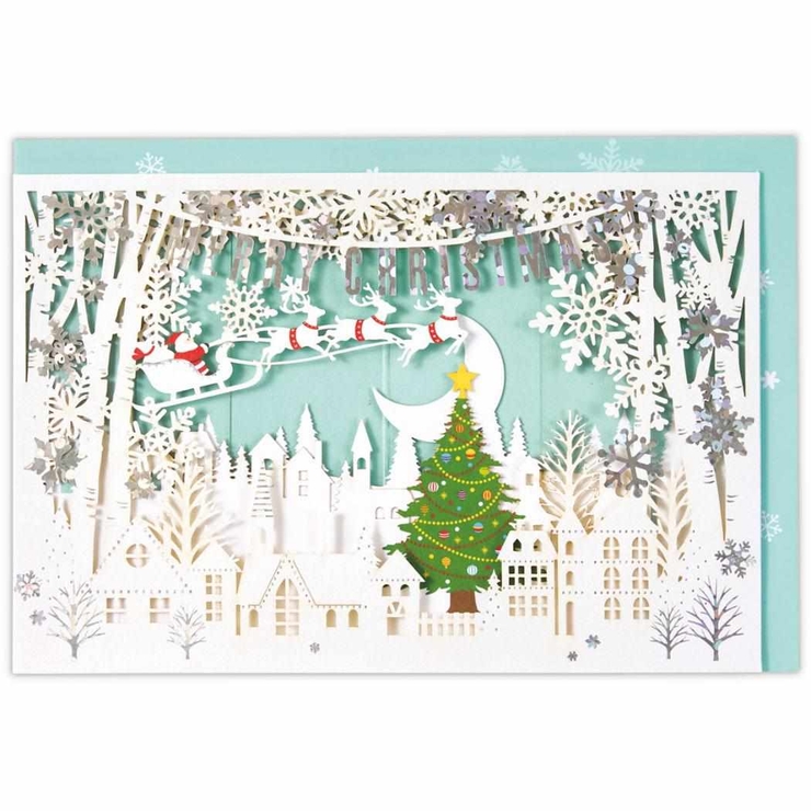クリスマスカード レーザーカットカード 立体カード | cinemacollection | 詳細画像2 