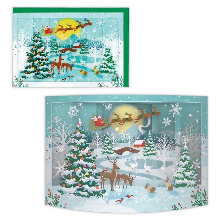 クリスマスカード 飾って楽しめるカード 立体カード | cinemacollection | 詳細画像1 