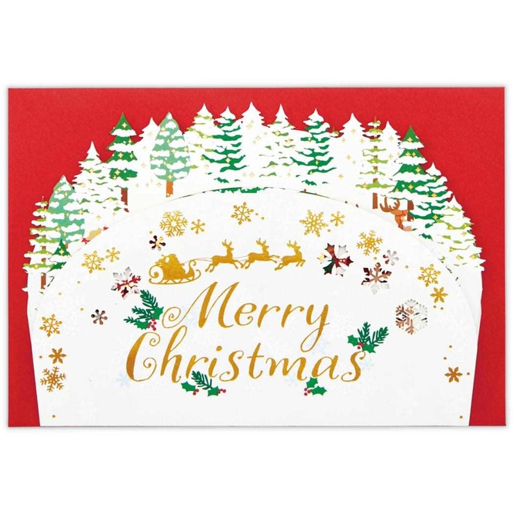 クリスマスカード レーザーカットカード 立体カード | cinemacollection | 詳細画像2 