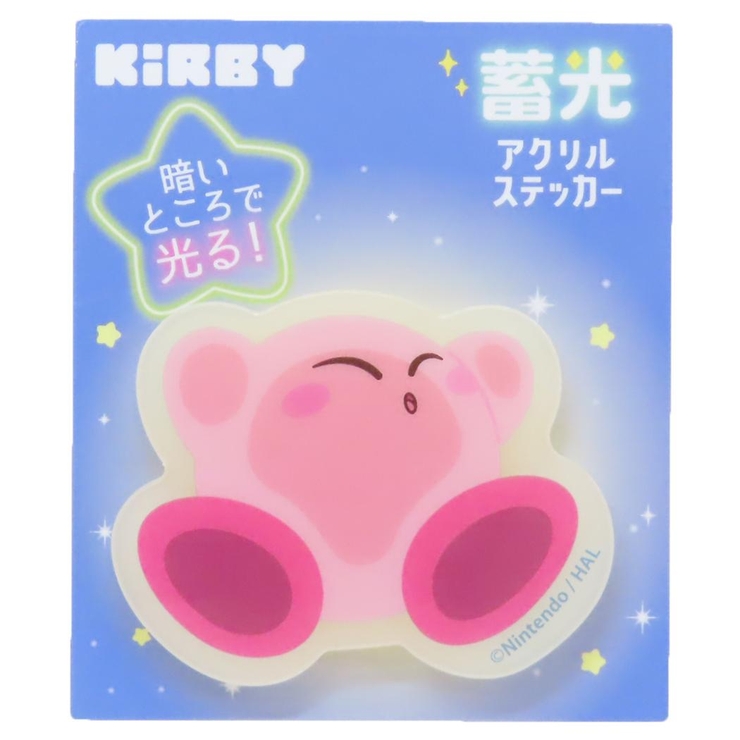星のカービィ キャラクターステッカー 蓄光アクリルステッカー | cinemacollection | 詳細画像1 