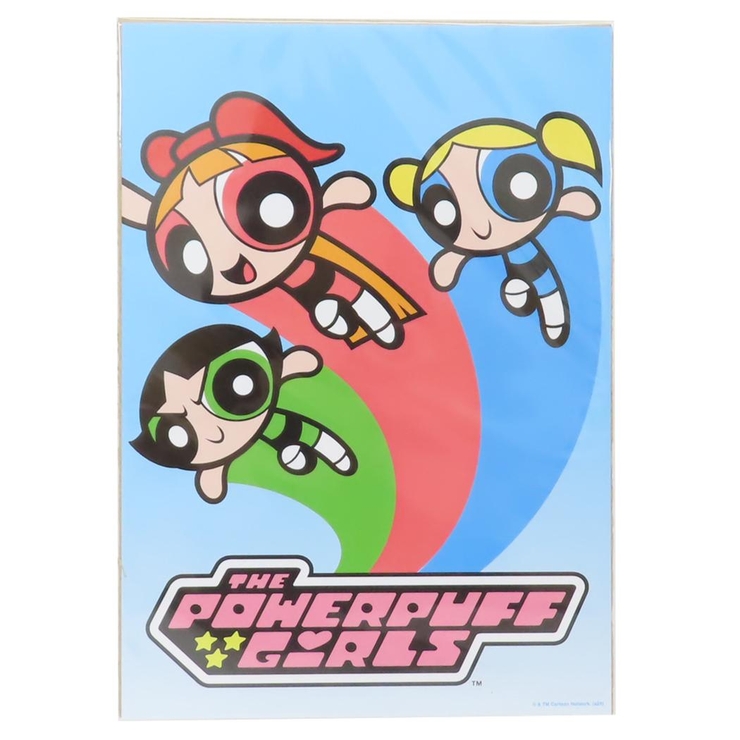 【国内在庫】 パワーパフガールズ ポスターステッカー ウォールデコステッカー その他