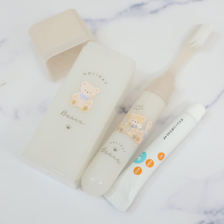 歯磨きセット スクエアハミガキセット HOLIDAY[品番