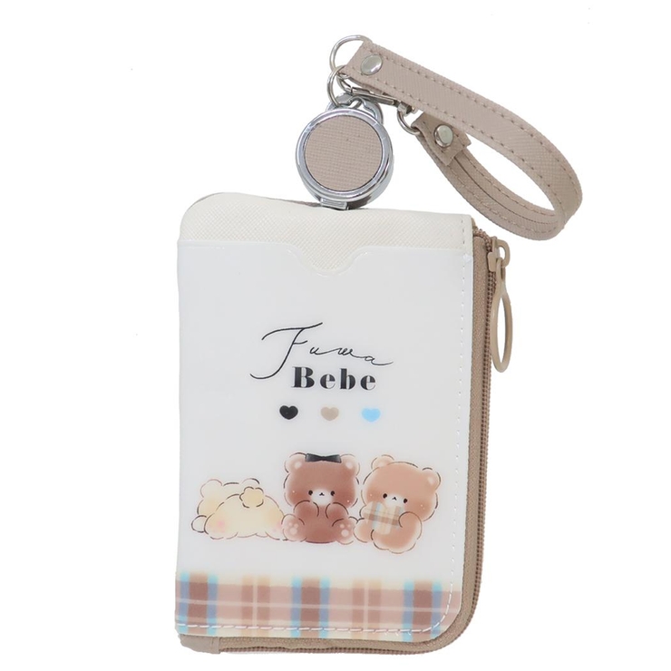 リバティ ラミネート リール式キーケース〈マンズベストフレンド〉ブルー リバティ ラミネート リール式キーケース〈マンズベストフレンド