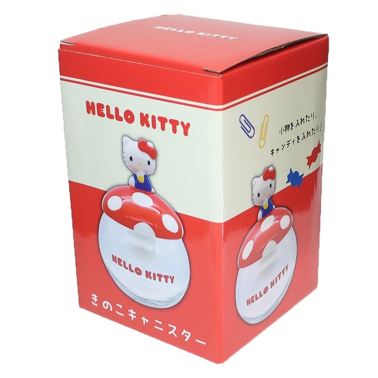 こんがりキティキャニスター サンリオ ハローキティ きのこキャニスター 小物入れ Sanrio