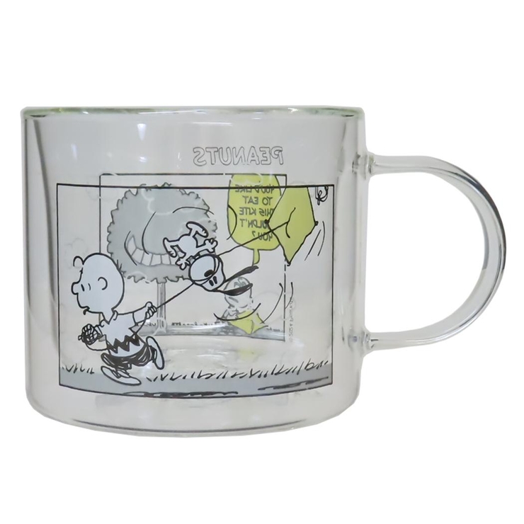 スヌーピー マグカップ ダブルウォール耐熱グラス | cinemacollection | 詳細画像1 