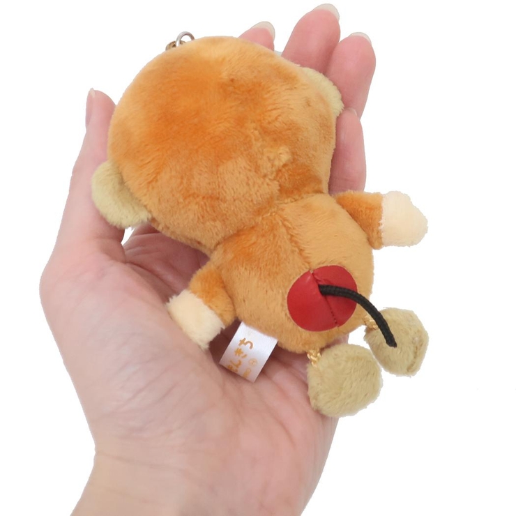 おさるのもんきち キーチェーンマスコット お座りぬいぐるみ[品番