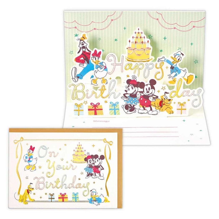 ディズニー グリーティングカード 誕生お祝い | cinemacollection | 詳細画像1 