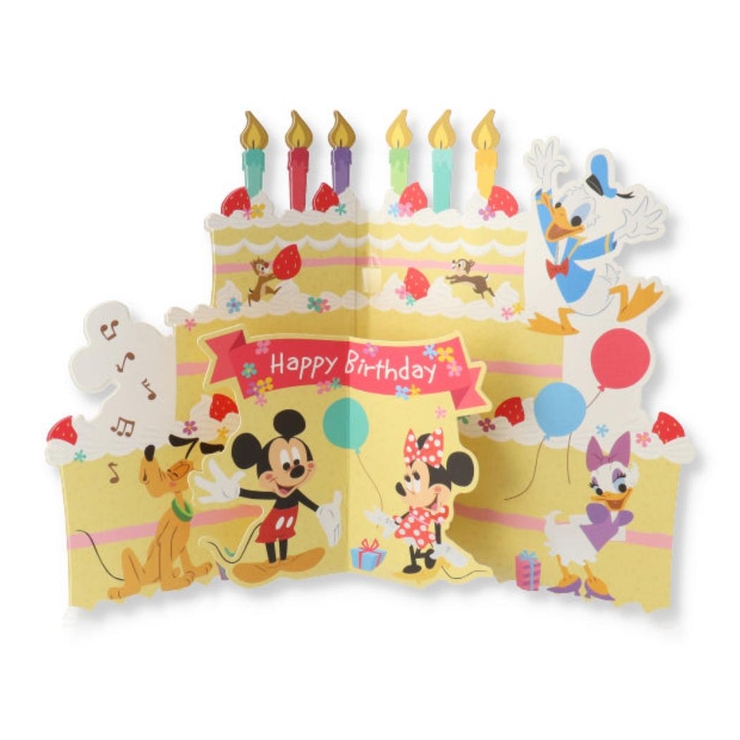 ミッキー＆ミニー グリーティングカード 誕生お祝い | cinemacollection | 詳細画像3 