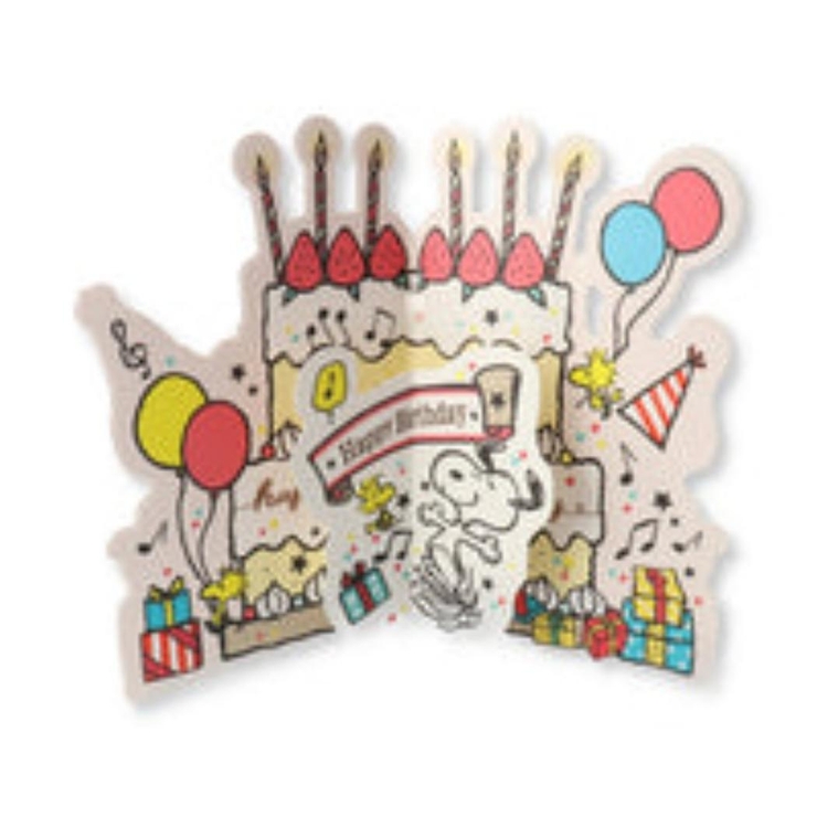 スヌーピー グリーティングカード 誕生お祝い | cinemacollection | 詳細画像3 