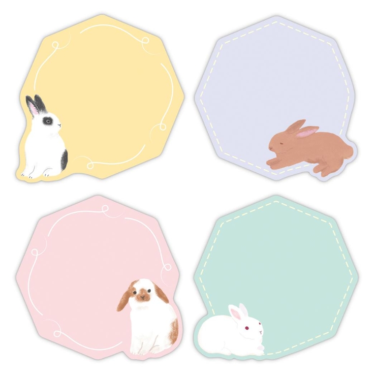 フレークシール メッセージステッカー MSウサギ | cinemacollection | 詳細画像2 