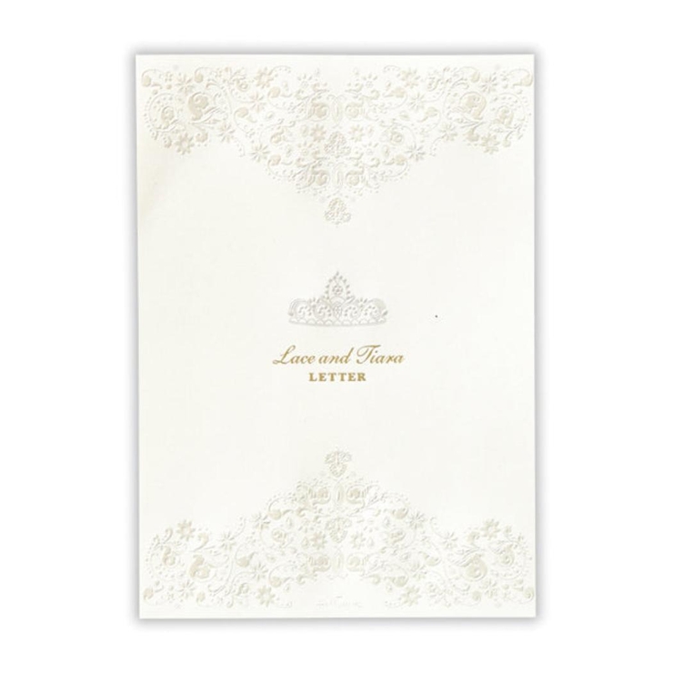 便箋 レターパッド レース＆ティアラ2 日本ホールマーク 手紙 便せん グッズ | cinemacollection | 詳細画像2 