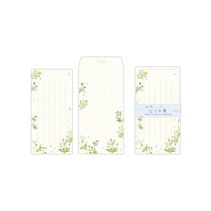 レターセット 一筆箋＆封筒セット なごみ箋野の草花 | cinemacollection | 詳細画像4 