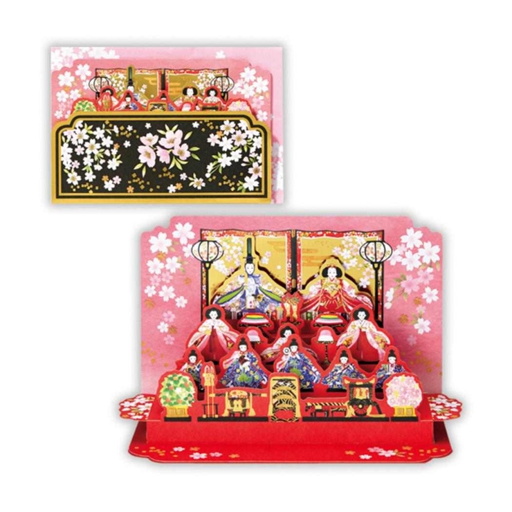 グリーティングカード ひな祭り 立体カード | cinemacollection | 詳細画像1 