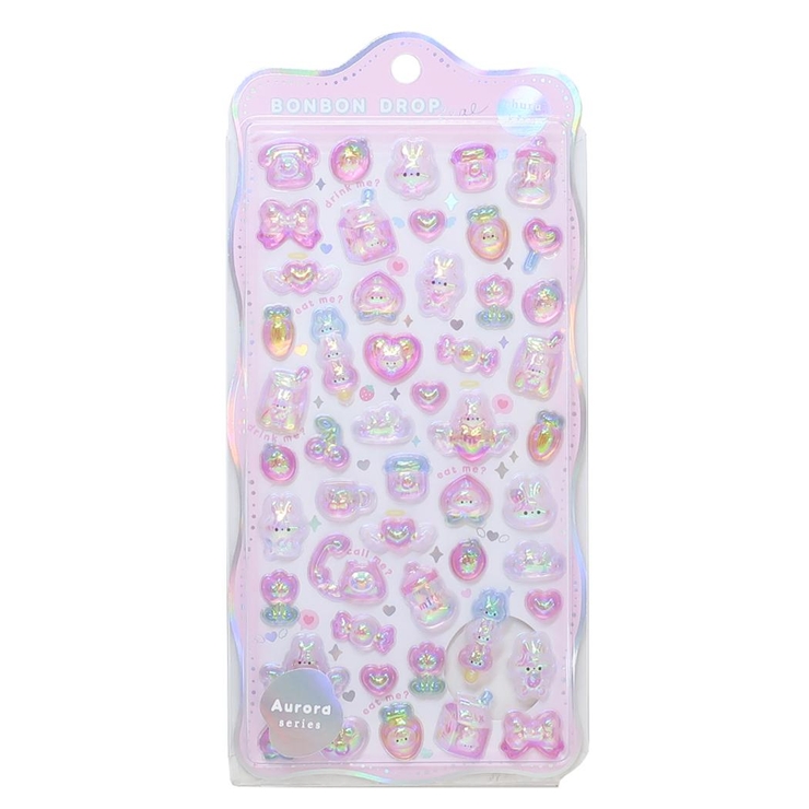 シールシート ボンボンドロップシール オーロラ[品番：BREW0162932