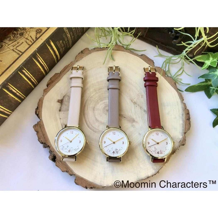 セール★ムーミン 時計 ムーミン プリントウォッチ ホワイト 時計 腕時計 MOOMIN