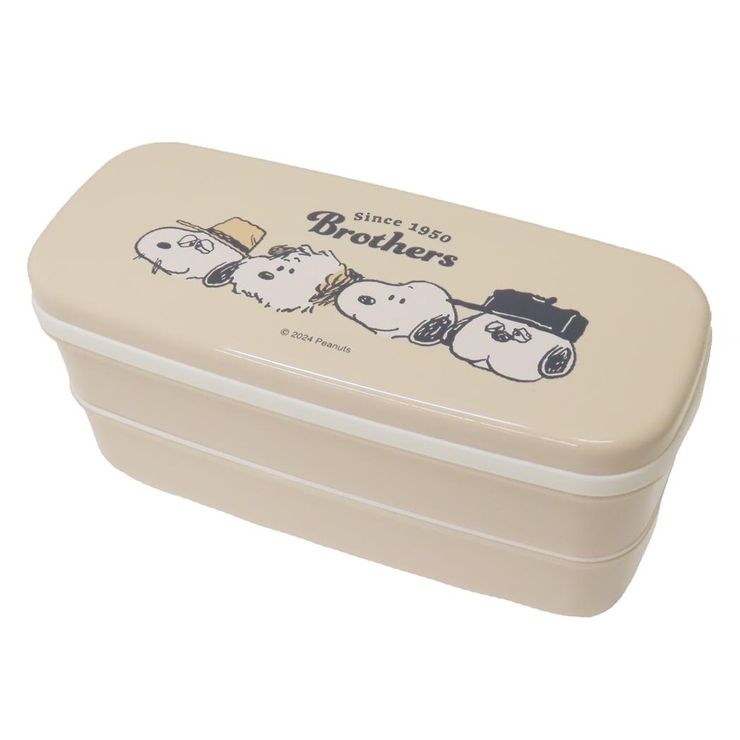商品画像：Amazon.co.jp: スヌーピー[お弁当箱]1段ランチボックス/ENJOY 4