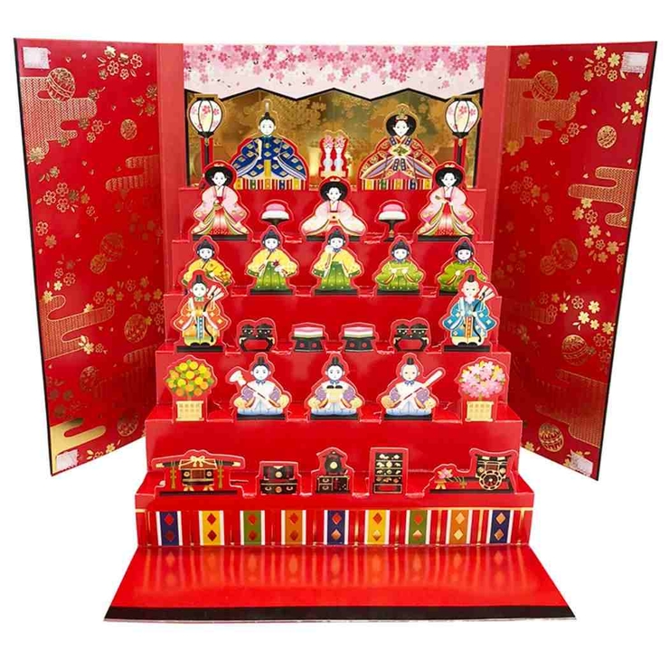 ひなまつり グリーティングカード 立体カード | cinemacollection | 詳細画像4 