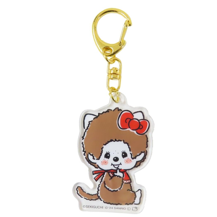 モンチッチxハローキティ キーリング アクリルキーホルダー | cinemacollection | 詳細画像1 