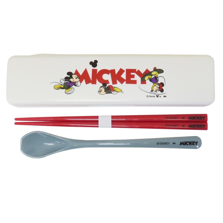 ミッキーマウス コンビセット お箸＆スプーンセット | cinemacollection | 詳細画像1 