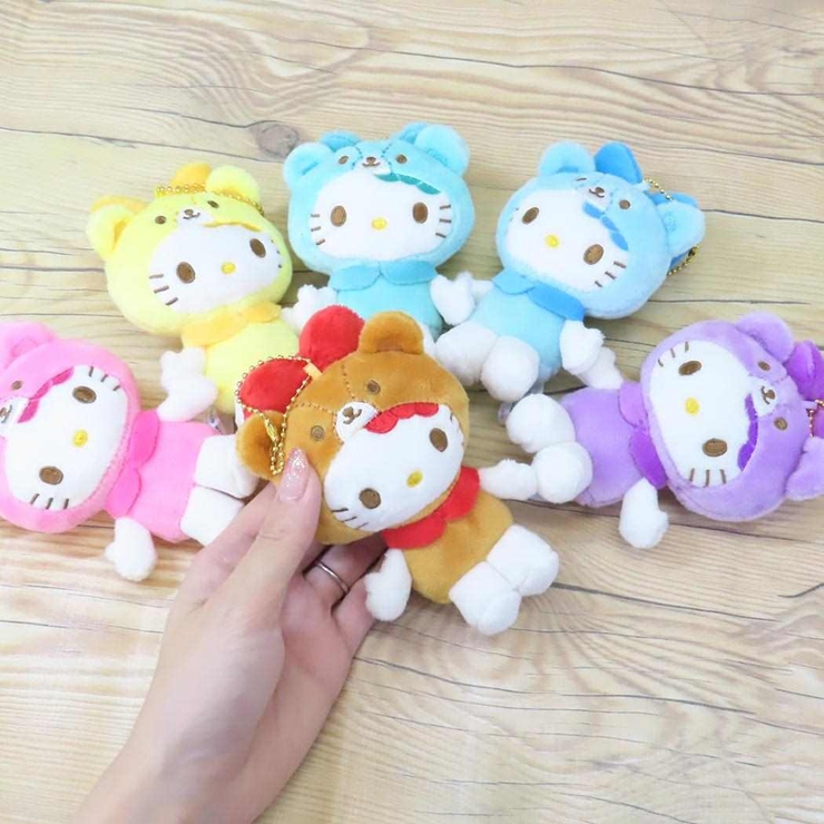 ハローキティ マスコット ミニぬいぐるみボールチェーン[品番