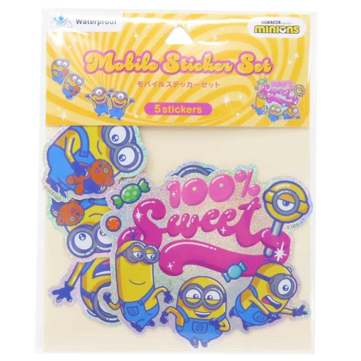ミニオンズ ダイカットシール モバイルステッカー | cinemacollection | 詳細画像1 