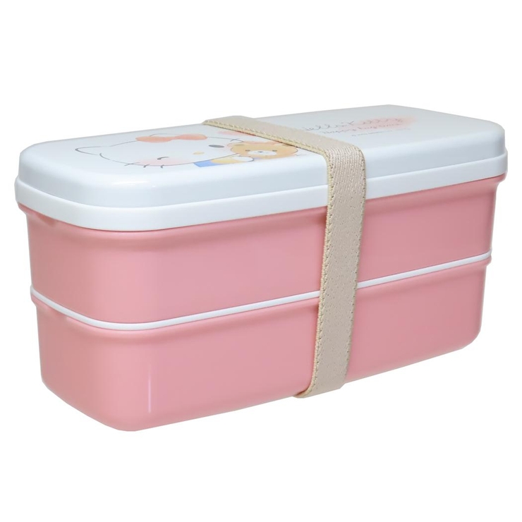 ハローキティ　弁当箱　2段弁当　レトロ　ランチボックス　サンリオ お弁当箱 弁当箱 お弁当 ランチボックス 2段 二段 高校生 中学生