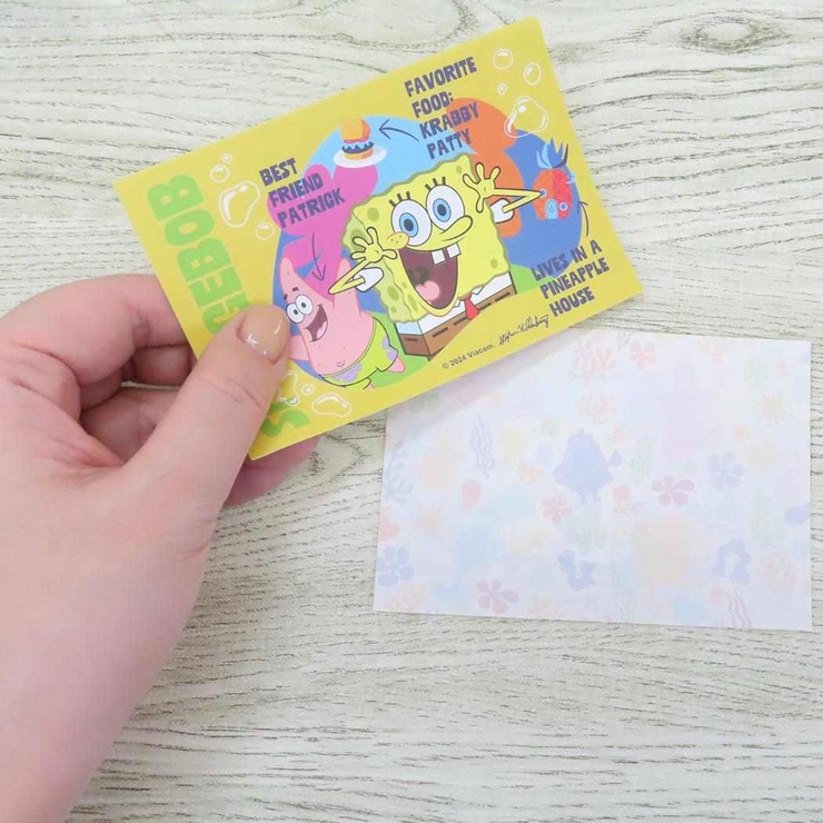 スポンジボブ 手渡し手紙セット ダイカットミニレター | cinemacollection | 詳細画像3 