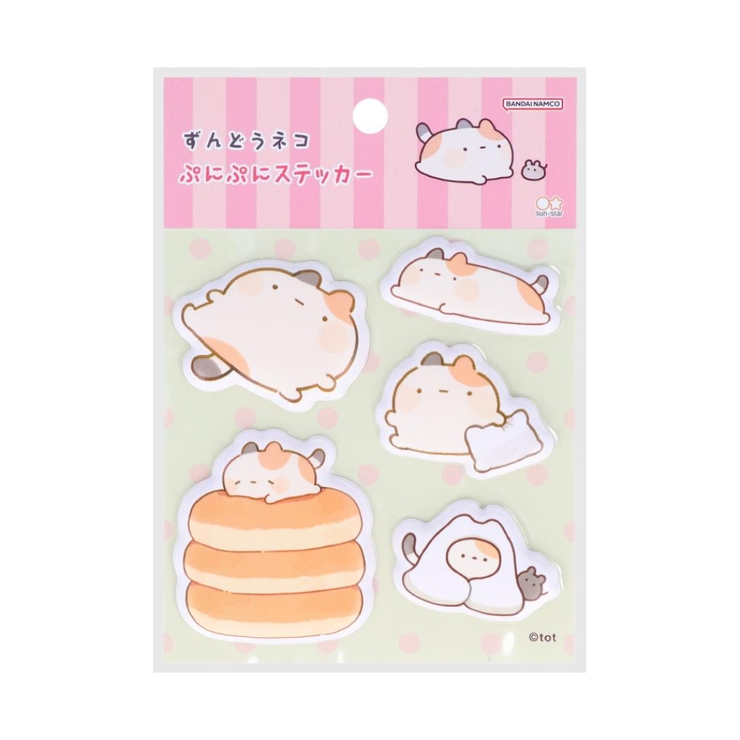 ずんどうネコ ダイカットシール ぷにぷにステッカー | cinemacollection | 詳細画像1 
