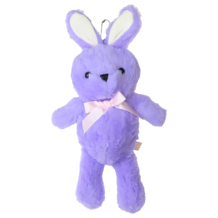  little allium Bunny　パープル　紫　うさぎ マスコット おリボンアニマルマスコットキーホルダーうさぎ アニマル