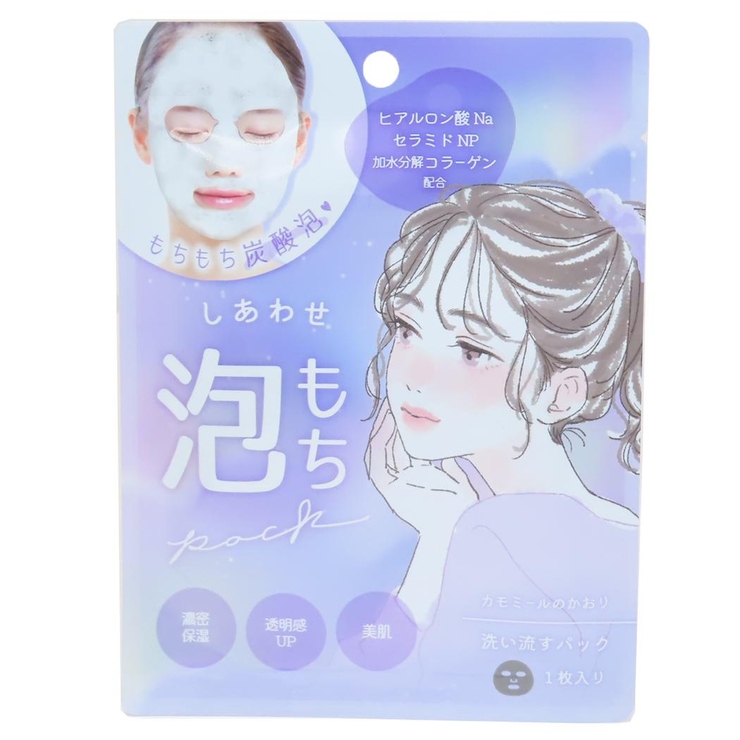 フェイスパック しあわせ泡もちパック カモミールの香り | cinemacollection | 詳細画像1 