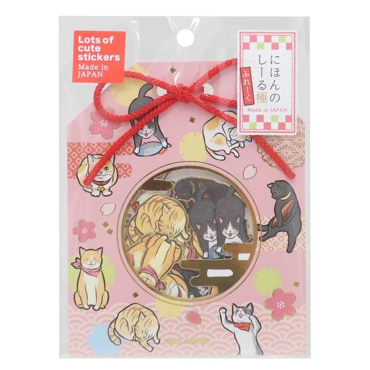 フレークシール にほんのしーるふれーく極 ねこ | cinemacollection | 詳細画像1 