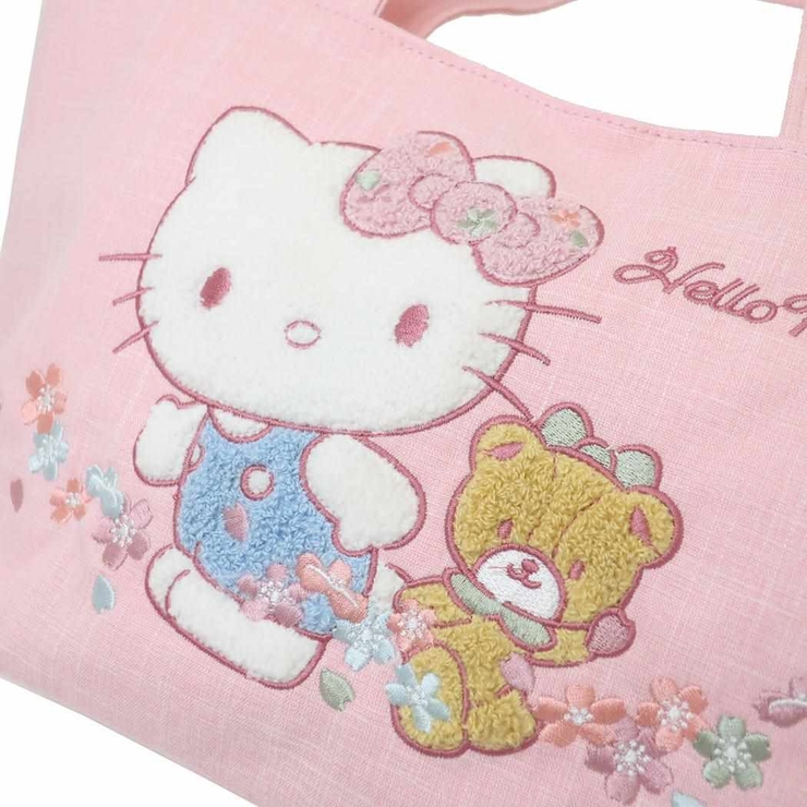 キティママページ　ランチバック　トールペイント　薔薇 Amazon｜サンリオ ミニトート ランチトートバッグ 帆布 コットン