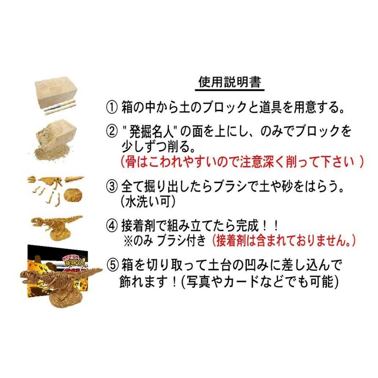 知育玩具 スーパー発掘名人ゴールド 全6種 | cinemacollection | 詳細画像2 
