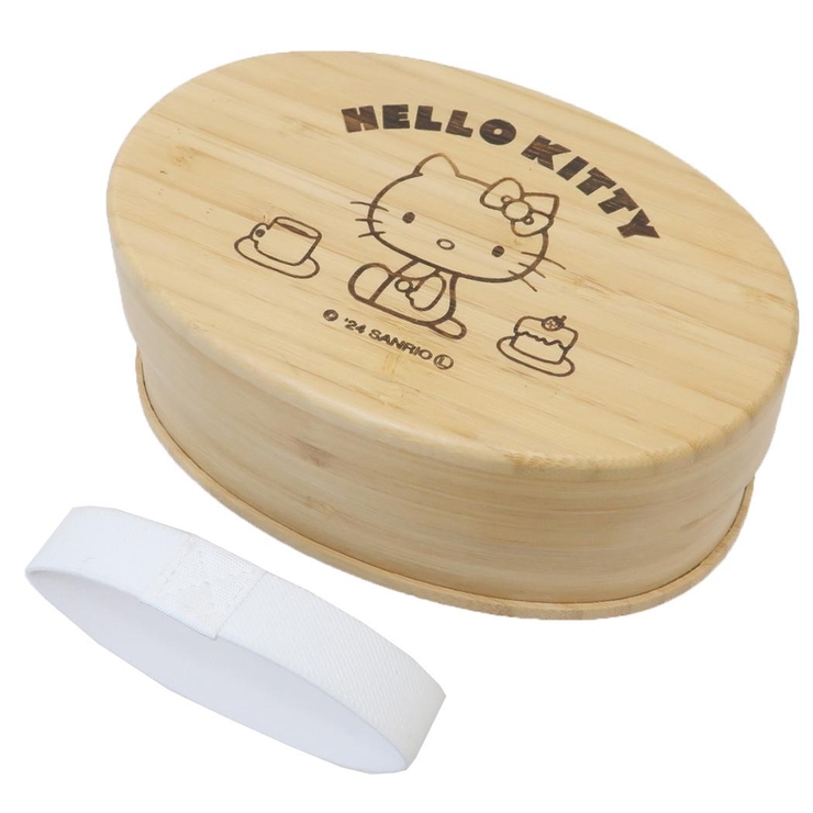 ハローキティ お弁当箱 竹製ランチボックス600ml[品番 ハローキティ お弁当箱 竹製ランチボックス600ml[品番