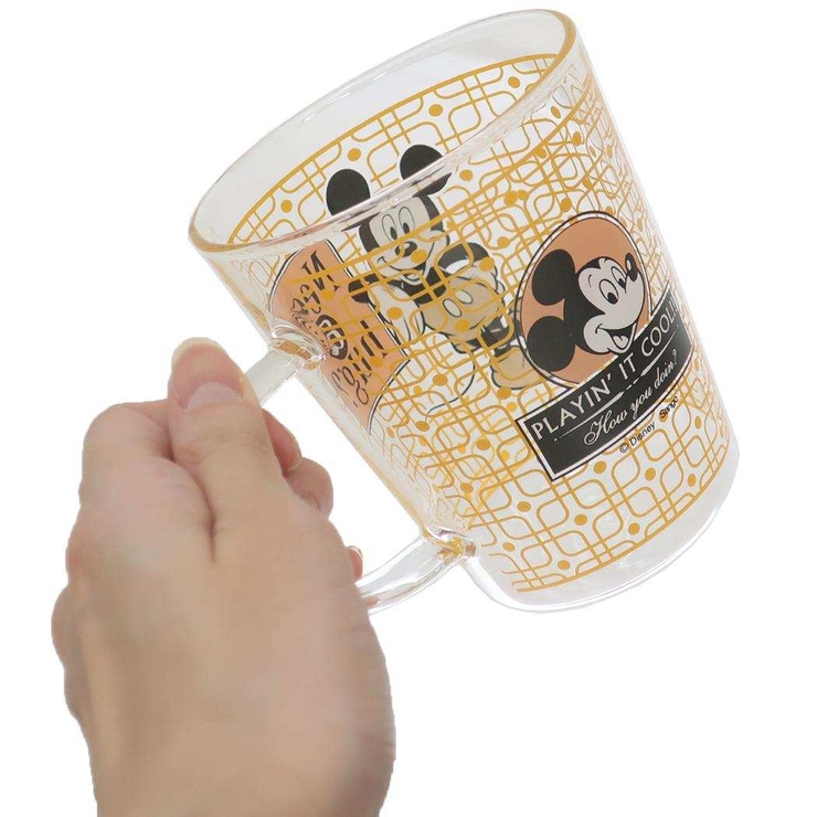 ミッキーマウス マグカップ 耐熱ガラスマグ | cinemacollection | 詳細画像2 