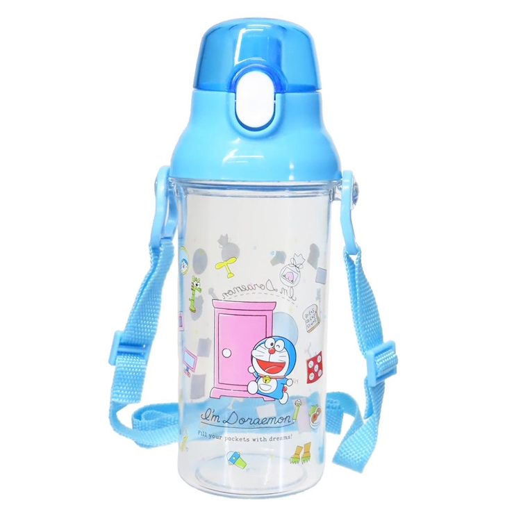 アイムドラえもん 水筒 食洗機対応直飲みプラ製ワンタッチクリアボトル | cinemacollection【KIDS】 | 詳細画像1 