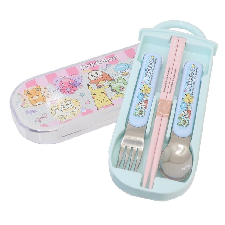 ポケットモンスター カトラリーセット 抗菌食洗対応スライドトリオセット | cinemacollection | 詳細画像2 