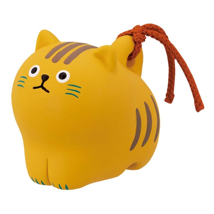 インテリア雑貨 にゃん福土鈴 トラ ねこ デコレ 置物 かわいい グッズ
