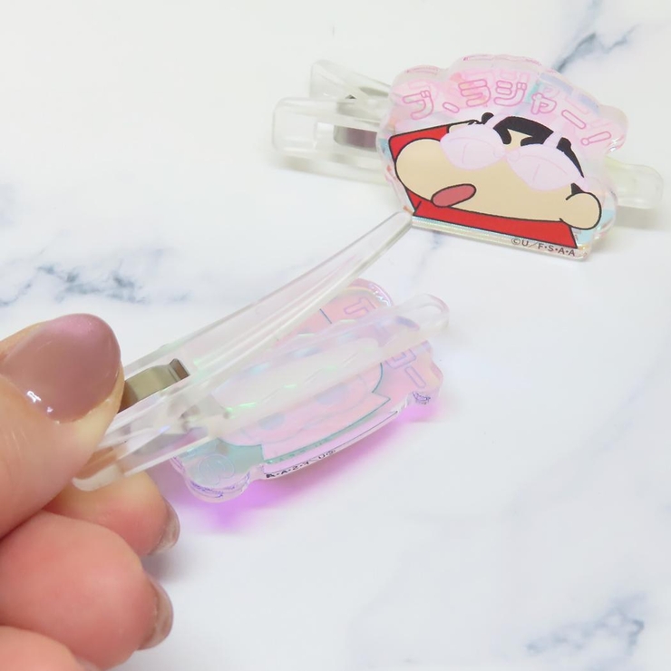クレヨンしんちゃん ヘアアクセ オーロラアクリルヘアクリップ | cinemacollection | 詳細画像2 