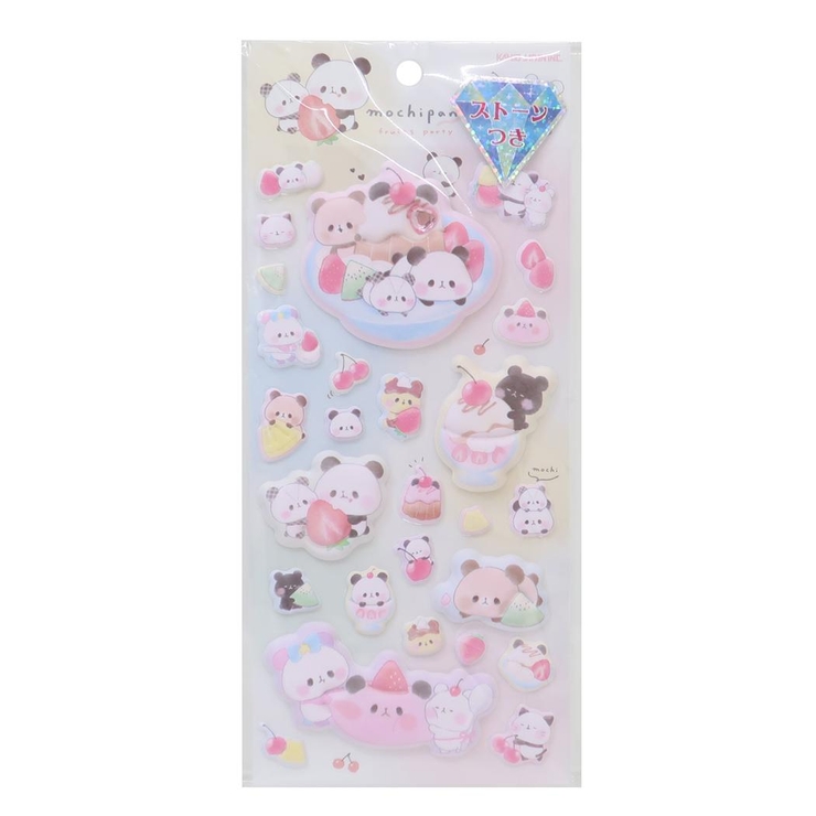 もちもちぱんだ シールシート スーパーもっちりシール[品番